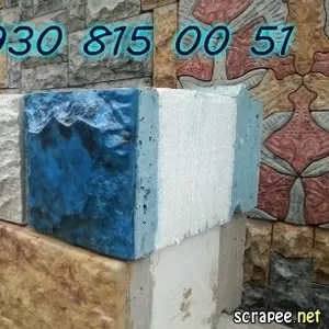 Мрамор из бетона и теплоблоки Кремнегранит 1