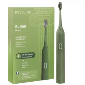 Звуковая зубная щетка Revyline RL060 в оливковом цвете