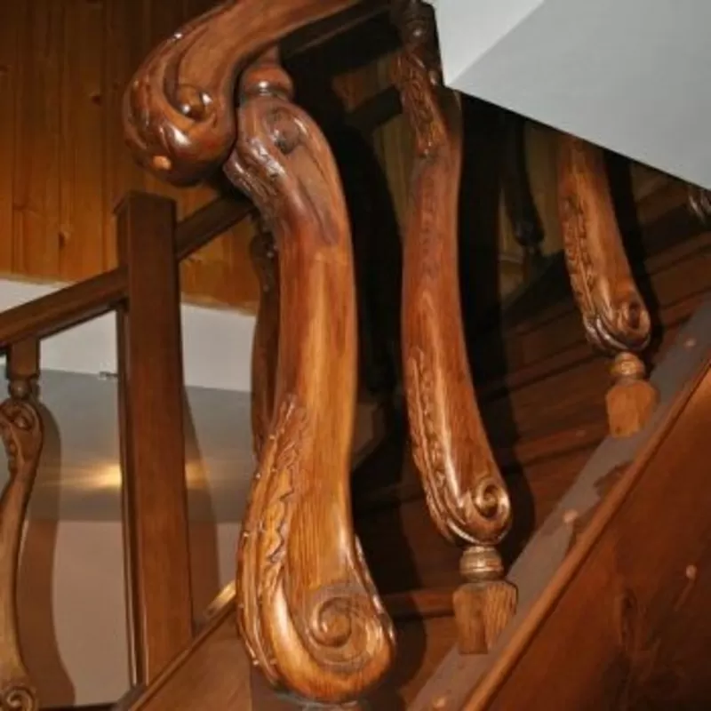 Изготовление деревянных лестниц на заказ от производителя качественно 19