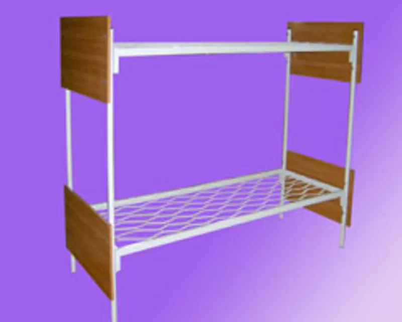 Кровати металлические двухъярусные для дома престиж класс 2