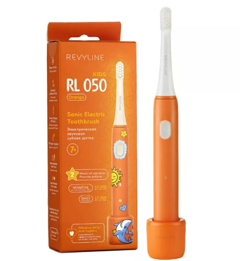 Электрическая щетка Revyline RL050 Kids Orange,  от 7 лет