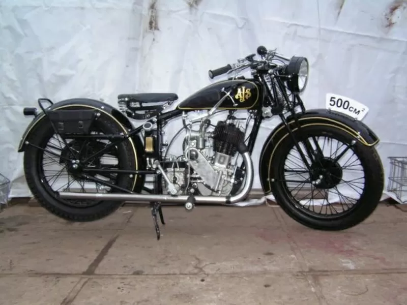  Старинный мотоцикл AJS 1928 года